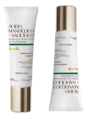 Botik Acqua Gel Hidratante Antioleosidad Manelico/salicilico