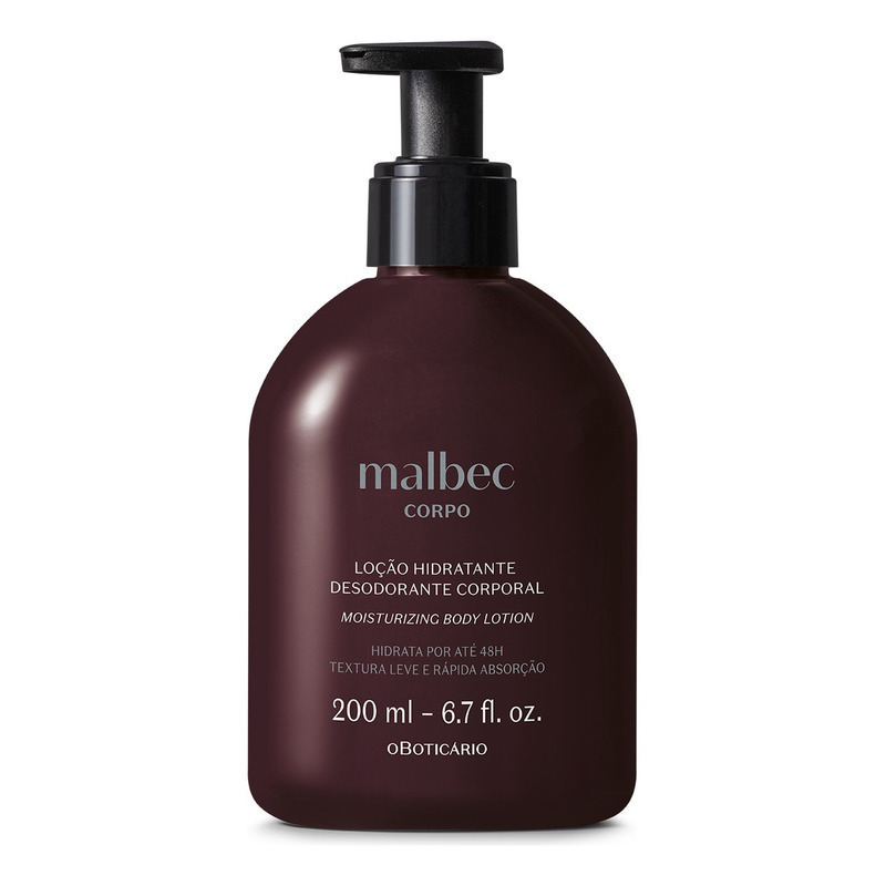 Malbec Crema Hidratante Corporal 200 ml
